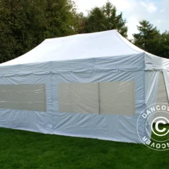 Tente Pliante FleXtents PRO "Peaked" 3x6m Blanc, Avec 6 Cotés 19 Tente Pliante FleXtents PRO "Peaked" 3x6m Blanc, Avec 6 Cotés -Promos Jardin Natif Magasin ft04137 015