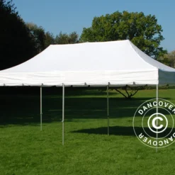 Tente Pliante FleXtents PRO "Peaked" 3x6m Blanc, Avec 6 Cotés 20 Tente Pliante FleXtents PRO "Peaked" 3x6m Blanc, Avec 6 Cotés -Promos Jardin Natif Magasin ft04137 02