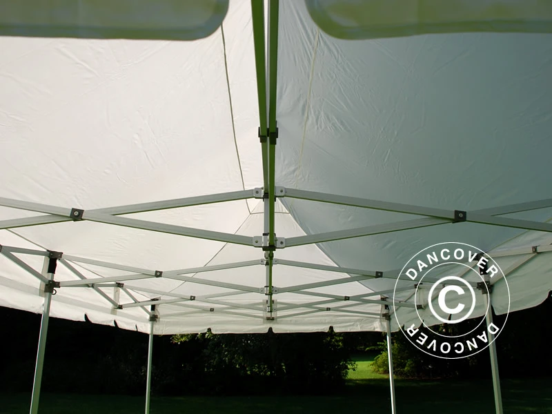 Tente Pliante FleXtents PRO "Peaked" 3x6m Blanc, Avec 6 Cotés 9 Tente Pliante FleXtents PRO "Peaked" 3x6m Blanc, Avec 6 Cotés – Image 9