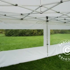 Tente Pliante FleXtents PRO "Peaked" 3x6m Blanc, Avec 6 Cotés 23 Tente Pliante FleXtents PRO "Peaked" 3x6m Blanc, Avec 6 Cotés -Promos Jardin Natif Magasin ft04137 027
