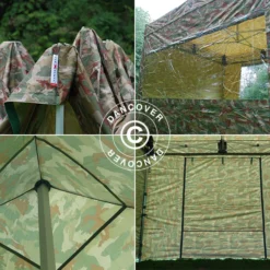 Tente Pliante FleXtents PRO 3x3m Camouflage, Avec 4 Cotés -Promos Jardin Natif Magasin ft04164 083