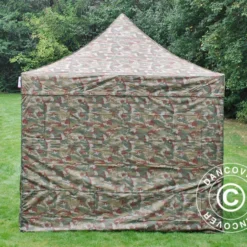 Tente Pliante FleXtents PRO 3x3m Camouflage, Avec 4 Cotés -Promos Jardin Natif Magasin ft04164 092