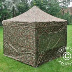Tente Pliante FleXtents PRO 3x3m Camouflage, Avec 4 Cotés -Promos Jardin Natif Magasin ft04164 093