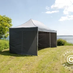 Tente Pliante FleXtents PRO 3x6m Gris, Avec 6 Cotés 28 Tente Pliante FleXtents PRO 3x6m Gris, Avec 6 Cotés -Promos Jardin Natif Magasin ft04173 0016