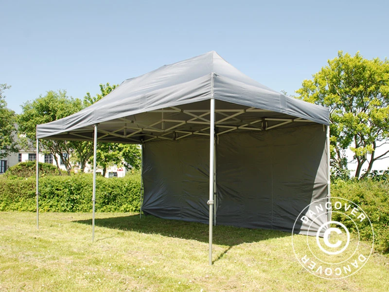 Tente Pliante FleXtents PRO 3x6m Gris, Avec 6 Cotés 11 Tente Pliante FleXtents PRO 3x6m Gris, Avec 6 Cotés – Image 11
