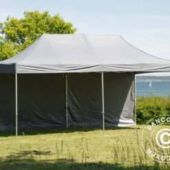 Tente Pliante FleXtents PRO 3x6m Gris, Avec 6 Cotés 32 Tente Pliante FleXtents PRO 3x6m Gris, Avec 6 Cotés -Promos Jardin Natif Magasin ft04173 0020