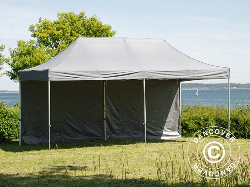 Tente Pliante FleXtents PRO 3x6m Gris, Avec 6 Cotés 13 Tente Pliante FleXtents PRO 3x6m Gris, Avec 6 Cotés – Image 13