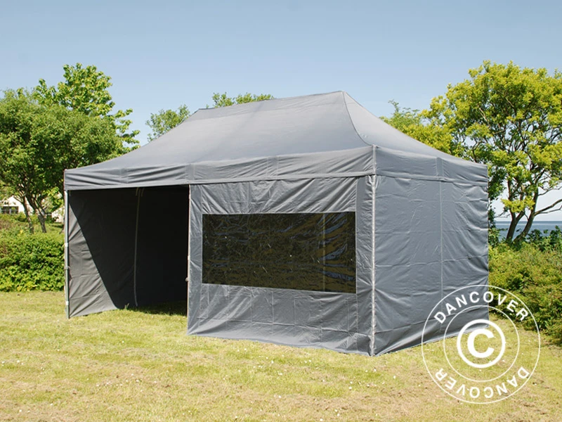 Tente Pliante FleXtents PRO 3x6m Gris, Avec 6 Cotés 15 Tente Pliante FleXtents PRO 3x6m Gris, Avec 6 Cotés – Image 15