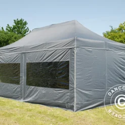 Tente Pliante FleXtents PRO 3x6m Gris, Avec 6 Cotés 35 Tente Pliante FleXtents PRO 3x6m Gris, Avec 6 Cotés -Promos Jardin Natif Magasin ft04173 00222