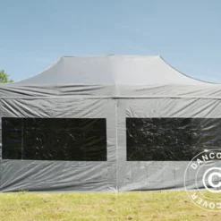 Tente Pliante FleXtents PRO 3x6m Gris, Avec 6 Cotés 37 Tente Pliante FleXtents PRO 3x6m Gris, Avec 6 Cotés -Promos Jardin Natif Magasin ft04173 0024