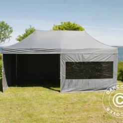 Tente Pliante FleXtents PRO 3x6m Gris, Avec 6 Cotés 38 Tente Pliante FleXtents PRO 3x6m Gris, Avec 6 Cotés -Promos Jardin Natif Magasin ft04173 0025