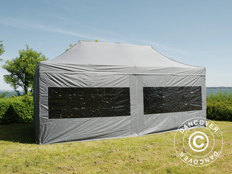 Tente Pliante FleXtents PRO 3x6m Gris, Avec 6 Cotés 20 Tente Pliante FleXtents PRO 3x6m Gris, Avec 6 Cotés – Image 20