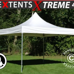 Tente Pliante FleXtents Xtreme 50 Heavy Duty 4x4m, Blanc