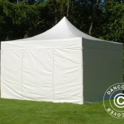 Tente Pliante FleXtents Xtreme 50 Heavy Duty 4x4m, Blanc Avec 4 Cotés -Promos Jardin Natif Magasin ft04179 02