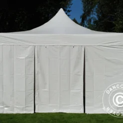 Tente Pliante FleXtents Xtreme 50 Heavy Duty 4x4m, Blanc Avec 4 Cotés -Promos Jardin Natif Magasin ft04179 031