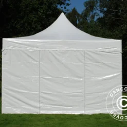 Tente Pliante FleXtents Xtreme 50 Heavy Duty 4x4m, Blanc Avec 4 Cotés -Promos Jardin Natif Magasin ft04179 032