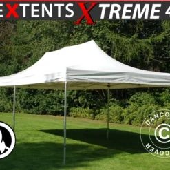 Tente Pliante FleXtents Xtreme 50 Heavy Duty 4x8m, Blanc