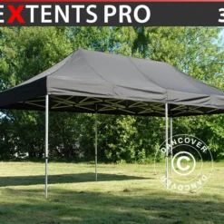Tente Pliante FleXtents PRO 3x6m Noir