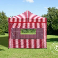 Tente Pliante FleXtents PRO 3x6m Rayé, Avec 6 Cotés -Promos Jardin Natif Magasin ft04279 03