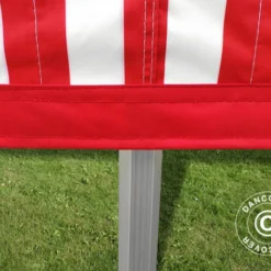 Tente Pliante FleXtents PRO 3x6m Rayé, Avec 6 Cotés -Promos Jardin Natif Magasin ft04279 04