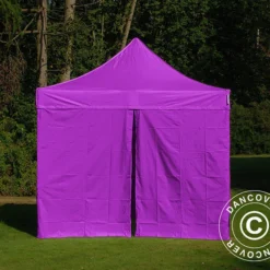 Tente Pliante FleXtents PRO 3x3m Violet, Avec 4 Cotés 10 Tente Pliante FleXtents PRO 3x3m Violet, Avec 4 Cotés -Promos Jardin Natif Magasin ft04288 011