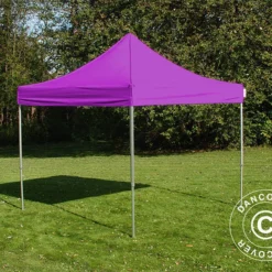 Tente Pliante FleXtents PRO 3x3m Violet, Avec 4 Cotés 12 Tente Pliante FleXtents PRO 3x3m Violet, Avec 4 Cotés -Promos Jardin Natif Magasin ft04288 03