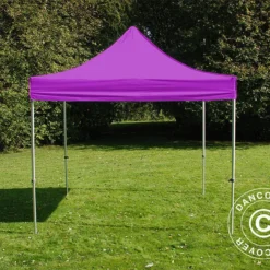 Tente Pliante FleXtents PRO 3x3m Violet, Avec 4 Cotés 13 Tente Pliante FleXtents PRO 3x3m Violet, Avec 4 Cotés -Promos Jardin Natif Magasin ft04288 04