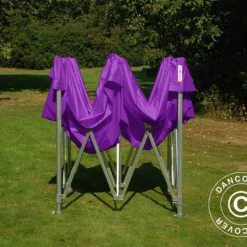 Tente Pliante FleXtents PRO 3x3m Violet, Avec 4 Cotés 14 Tente Pliante FleXtents PRO 3x3m Violet, Avec 4 Cotés -Promos Jardin Natif Magasin ft04288 044