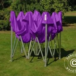 Tente Pliante FleXtents PRO 3x3m Violet, Avec 4 Cotés 15 Tente Pliante FleXtents PRO 3x3m Violet, Avec 4 Cotés -Promos Jardin Natif Magasin ft04288 045