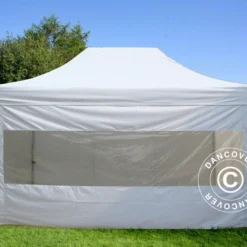 Tente Pliante FleXtents PRO 3x4,5m Blanc, Avec 4 Cotés -Promos Jardin Natif Magasin ft04302 3