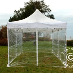 Tente Pliante FleXtents Xtreme 50 3x6m Transparent, Avec 6 Cotés -Promos Jardin Natif Magasin ft04329 00