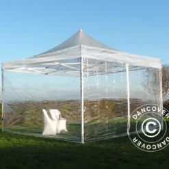 Tente Pliante FleXtents Xtreme 50 4x4m Transparent, Avec 4 Cotés 6 Tente Pliante FleXtents Xtreme 50 4x4m Transparent, Avec 4 Cotés -Promos Jardin Natif Magasin ft04335 02