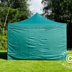 Tente Pliante FleXtents Xtreme 50 4x4m Vert, Avec 4 Cotés -Promos Jardin Natif Magasin ft04351 011