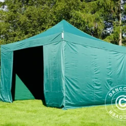 Tente Pliante FleXtents Xtreme 50 4x4m Vert, Avec 4 Cotés -Promos Jardin Natif Magasin ft04351 015