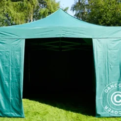 Tente Pliante FleXtents Xtreme 50 4x4m Vert, Avec 4 Cotés -Promos Jardin Natif Magasin ft04351 0151