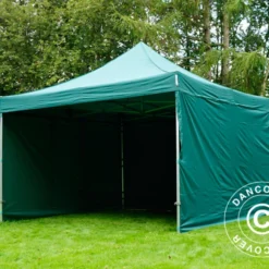 Tente Pliante FleXtents Xtreme 50 4x4m Vert, Avec 4 Cotés -Promos Jardin Natif Magasin ft04351 016