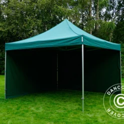 Tente Pliante FleXtents Xtreme 50 4x4m Vert, Avec 4 Cotés -Promos Jardin Natif Magasin ft04351 017
