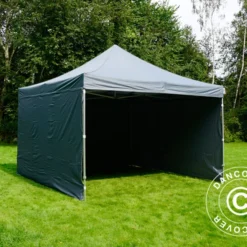 Tente Pliante FleXtents Xtreme 50 4x4m Gris, Avec 4 Cotés -Promos Jardin Natif Magasin ft04355 018