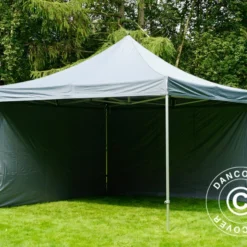 Tente Pliante FleXtents Xtreme 50 4x4m Gris, Avec 4 Cotés -Promos Jardin Natif Magasin ft04355 019
