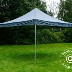 Tente Pliante FleXtents Xtreme 50 4x4m Gris, Avec 4 Cotés -Promos Jardin Natif Magasin ft04355 021