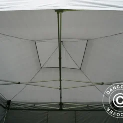 Tente Pliante FleXtents Xtreme 50 4x4m Gris, Avec 4 Cotés -Promos Jardin Natif Magasin ft04355 025