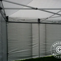 Tente Pliante FleXtents Xtreme 50 4x4m Gris, Avec 4 Cotés -Promos Jardin Natif Magasin ft04355 027