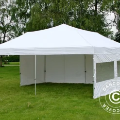 Tente Pliante FleXtents PRO 6x6m Blanc, Avec 8 Cotés -Promos Jardin Natif Magasin ft04391 13