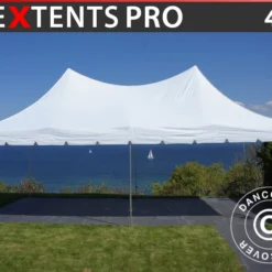 Tente Pliante FleXtents PRO Peak Pagoda 4x8m Blanc