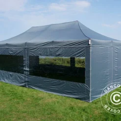 Tente Pliante FleXtents Xtreme 50 4x8m Gris, Avec 6 Cotés -Promos Jardin Natif Magasin ft04435 02