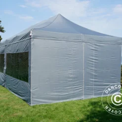 Tente Pliante FleXtents Xtreme 50 4x8m Gris, Avec 6 Cotés -Promos Jardin Natif Magasin ft04435 03