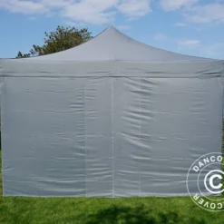 Tente Pliante FleXtents Xtreme 50 4x8m Gris, Avec 6 Cotés -Promos Jardin Natif Magasin ft04435 04