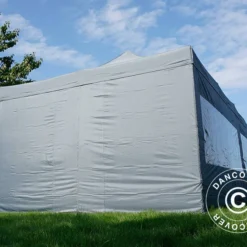 Tente Pliante FleXtents Xtreme 50 4x8m Gris, Avec 6 Cotés -Promos Jardin Natif Magasin ft04435 05