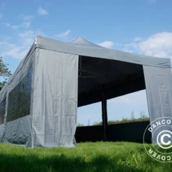 Tente Pliante FleXtents Xtreme 50 4x8m Gris, Avec 6 Cotés -Promos Jardin Natif Magasin ft04435 07