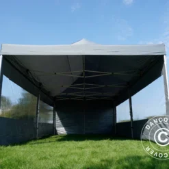 Tente Pliante FleXtents Xtreme 50 4x8m Gris, Avec 6 Cotés -Promos Jardin Natif Magasin ft04435 11